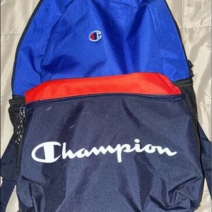 RED AND BLUE CHAMPION BACKPACK